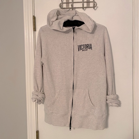VICTORIAS SECRET Full Zip Sweatshirt 🤍 Size Small - Picture 1 of 7